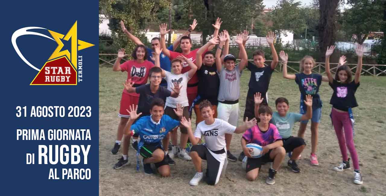PRIMA GIORNATA DI RUGBY AL PARCO COMUNALE DI TERMOLI